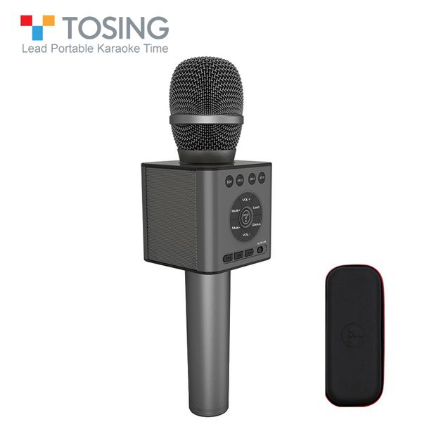 

TOSING Q12 Концепция Караоке Беспроводной Bluetooth-микрофон с FM-автомобилем KTV Режим хору