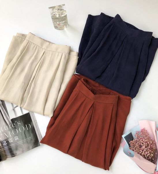copper ammonia half skirt 2019 early spring three-color texture delicate and drape elastic waist skirt, Black
copper ammonia half skirt 2019 early spring three-color texture delicate and drape elastic waist skirt, Black