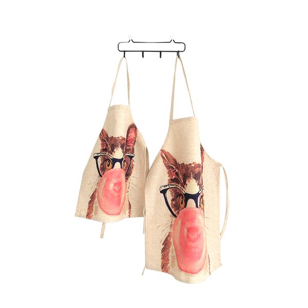 1pcs белье cute cat родитель-ребенок фартуки смешные кухня чистый инструмент для взрослых кулинария живопись бытовой выпечка приготовление ф
