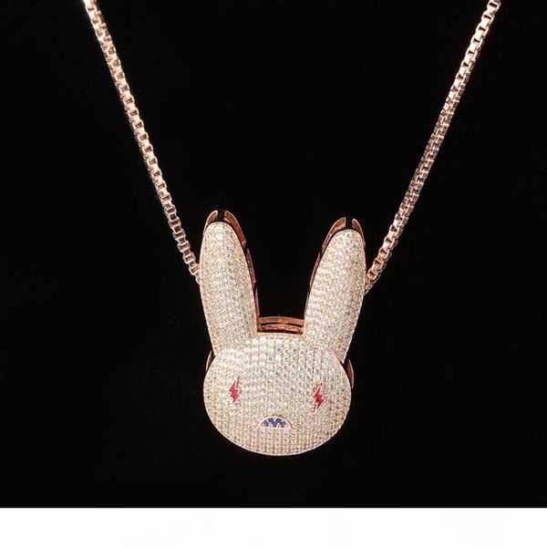 hip hop full diamond cute rabbit pendant necklace gold silver and rose gold lxuury women jewelry
hip hop full diamond cute rabbit pendant necklace gold silver and rose gold lxuury women jewelry
