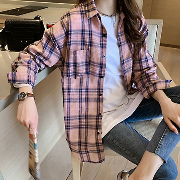 new casual korean temperament long-sleeved shirt fashion women loose chic shirt solid three color shirt sry xsq, White
new casual korean temperament long-sleeved shirt fashion women loose chic shirt solid three color shirt sry xsq, White