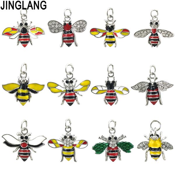 jinglang wholesale assorted bee charm pendant for necklaces & bracelets insect accessories 30pcs, Silver
jinglang wholesale assorted bee charm pendant for necklaces & bracelets insect accessories 30pcs, Silver