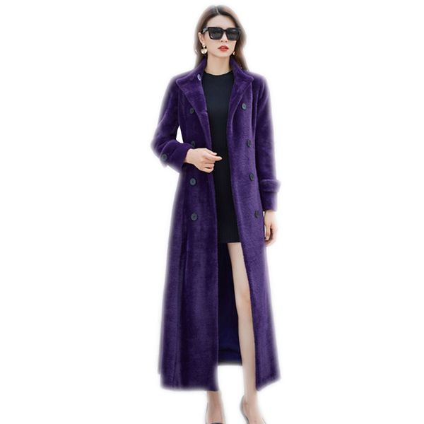 2020 winter jacket women elegant long overcoat female mink fleece warm jackets manteau femme plus size slim coat, Black
2020 winter jacket women elegant long overcoat female mink fleece warm jackets manteau femme plus size slim coat, Black