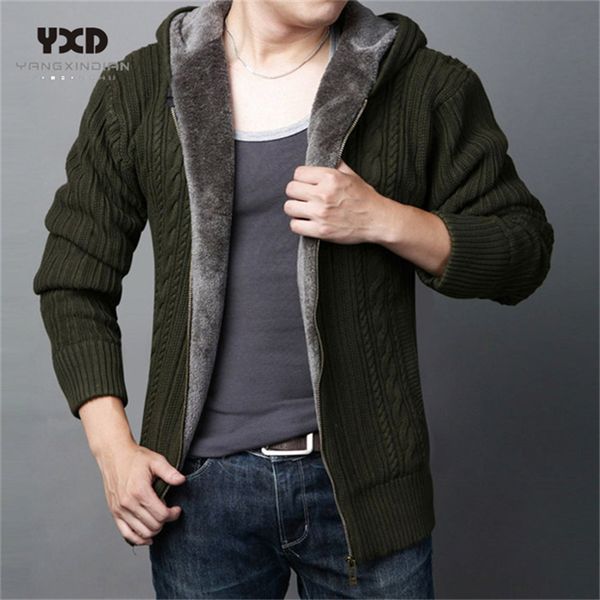 plus size 5xl 100%cotton winter warm thick casual faux fur lining knitted vertical stripes sweaters coat men hooded cardigans, White;black
plus size 5xl 100%cotton winter warm thick casual faux fur lining knitted vertical stripes sweaters coat men hooded cardigans, White;black