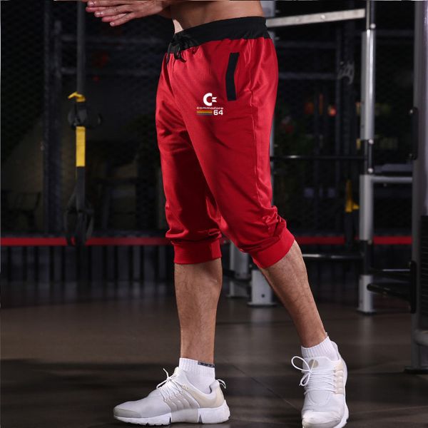 and summer autumn new casual cotton sports cropped pants with printing process running gym fitness series bottoms, Black
and summer autumn new casual cotton sports cropped pants with printing process running gym fitness series bottoms, Black