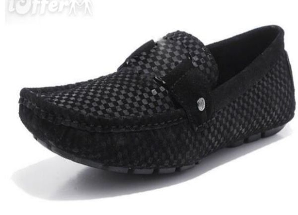 2019 new men shoes loafers leather sneakers, Black 
2019 new men shoes loafers leather sneakers, Black