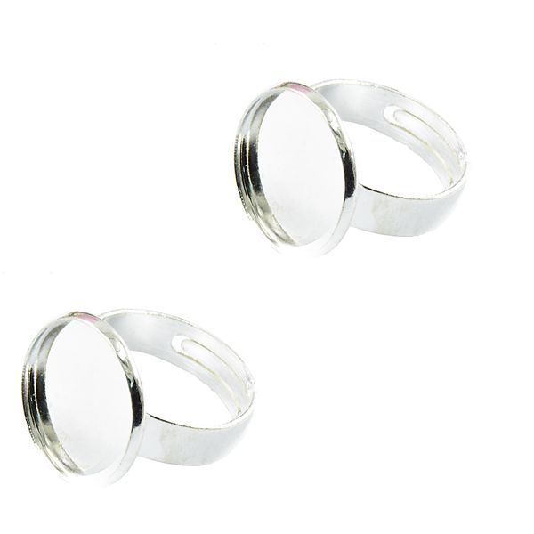 2pcs adjustable round blank setting cabochon bezel cup base ring finddings, Golden;silver
2pcs adjustable round blank setting cabochon bezel cup base ring finddings, Golden;silver