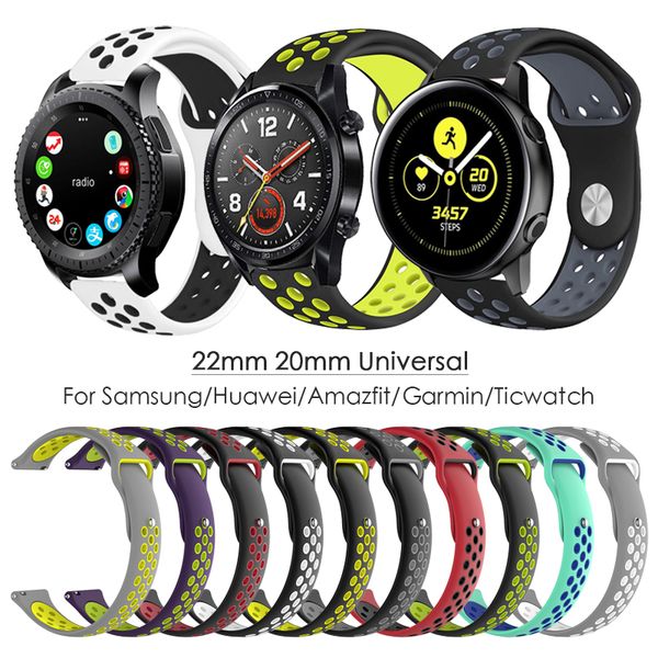 22mm 20mm silicone strap for samsung galaxy 46mm/active 2/s3 watch band for amazfit gtr gts /huawei gt/garmin vivoactive 3 bands, Black;brown
22mm 20mm silicone strap for samsung galaxy 46mm/active 2/s3 watch band for amazfit gtr gts /huawei gt/garmin vivoactive 3 bands, Black;brown