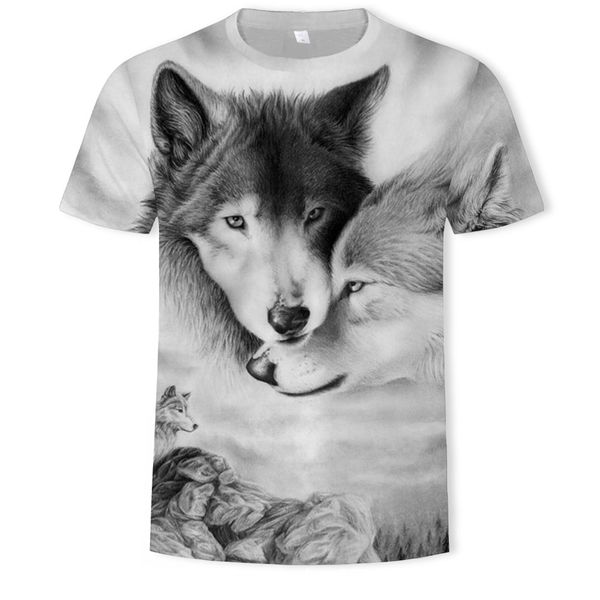 mens designer double snow wolf digital printing fashion brand short sleeve t-shirt, White;black
mens designer double snow wolf digital printing fashion brand short sleeve t-shirt, White;black