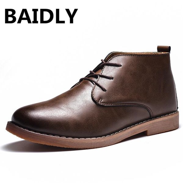 baidly men boots genuine leather ankle boots casual men shoes fashion high bota masculina footwear, Black
baidly men boots genuine leather ankle boots casual men shoes fashion high bota masculina footwear, Black