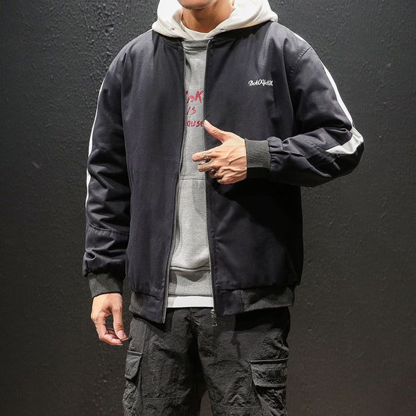 весна куртка мужчины hip hop streetwear baseball jacket men bomber coat solid o-образным вырезом мода верхняя одежда куртки hombre, Black;brown
весна куртка мужчины hip hop streetwear baseball jacket men bomber coat solid o-образным вырезом мода верхняя одежда куртки hombre, Black;brown