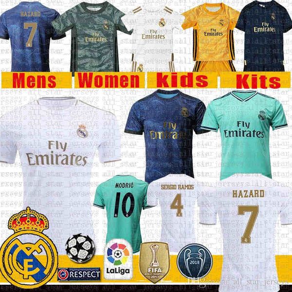 real 2020 madrid men's kids kits soccer jersey sergio ramos 4 23 hazard 7 hazard modric 10 benzema marcelo asensio isco football shirt, Black;yellow
real 2020 madrid men's kids kits soccer jersey sergio ramos 4 23 hazard 7 hazard modric 10 benzema marcelo asensio isco football shirt, Black;yellow