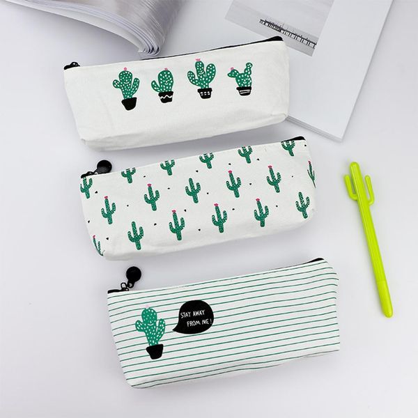 new large capacity pencil bag brief style green cactus canvas stationery storage organizer case school supply escolar papelaria
new large capacity pencil bag brief style green cactus canvas stationery storage organizer case school supply escolar papelaria