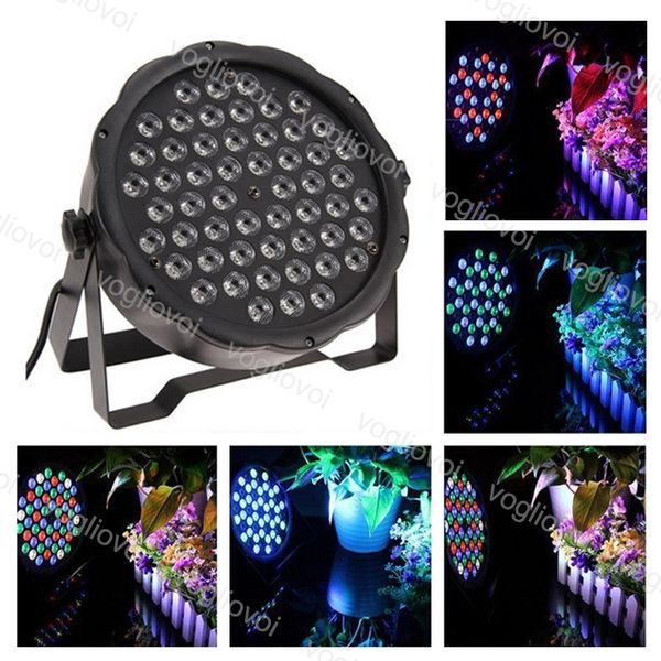 

dj equipment 30w 54led rgbw led par lights beam spot wash stage lighting mixing dmx512 control disco dj christmas party effect abs dhl