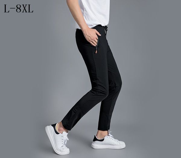 men's pants 2021 summer autumn men ultra thin ice silk male quick -dry elastic trousers plus size - 5xl 6xl 7xl 8xl, Black
men's pants 2021 summer autumn men ultra thin ice silk male quick -dry elastic trousers plus size - 5xl 6xl 7xl 8xl, Black