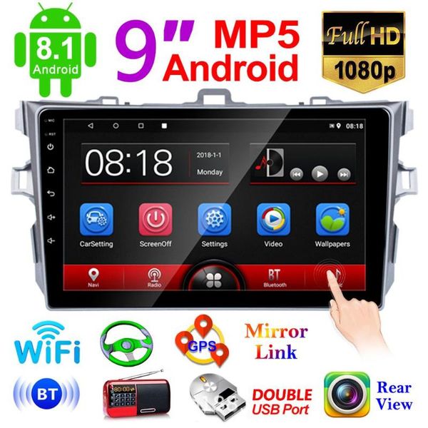 9-дюймовый сенсорный экран android 8.1 car stereo gps 1024 x600 fm-радио wi-fi bluetooth автомагнитол для corolla 2006-2013
9-дюймовый сенсорный экран android 8.1 car stereo gps 1024 x600 fm-радио wi-fi bluetooth автомагнитол для corolla 2006-2013