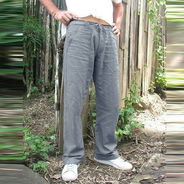 hirigin mens linen cotton loose pants beach drawstring yoga casual long slacks trousers, Black
hirigin mens linen cotton loose pants beach drawstring yoga casual long slacks trousers, Black
