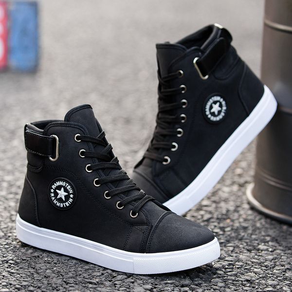 men's sneakers 2019 new men's high-fashion casual men's shoes students spring and autumn sports boots, Black
men's sneakers 2019 new men's high-fashion casual men's shoes students spring and autumn sports boots, Black