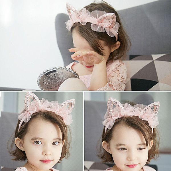 cute cat ears headband children's hair accessories pink black little princess mesh sequins shiny hair clips headwear, Slivery;white
cute cat ears headband children's hair accessories pink black little princess mesh sequins shiny hair clips headwear, Slivery;white