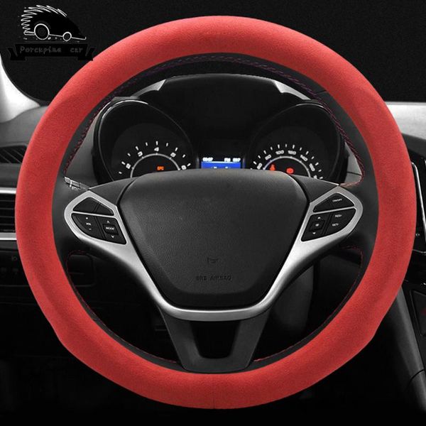 suede leather universal car steering-wheel cover 37cm-38cm car-styling sport auto steering wheel covers anti-slip
suede leather universal car steering-wheel cover 37cm-38cm car-styling sport auto steering wheel covers anti-slip