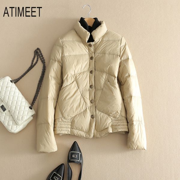 2020 new women down jacket white duck jackets winter warm casual style short coats female outwear, Black
2020 new women down jacket white duck jackets winter warm casual style short coats female outwear, Black
