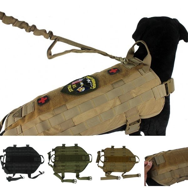 cqc 1000d molle tactical dog vest k9 pet dog clothes harness paintball hunting training vest, Camo;black
cqc 1000d molle tactical dog vest k9 pet dog clothes harness paintball hunting training vest, Camo;black