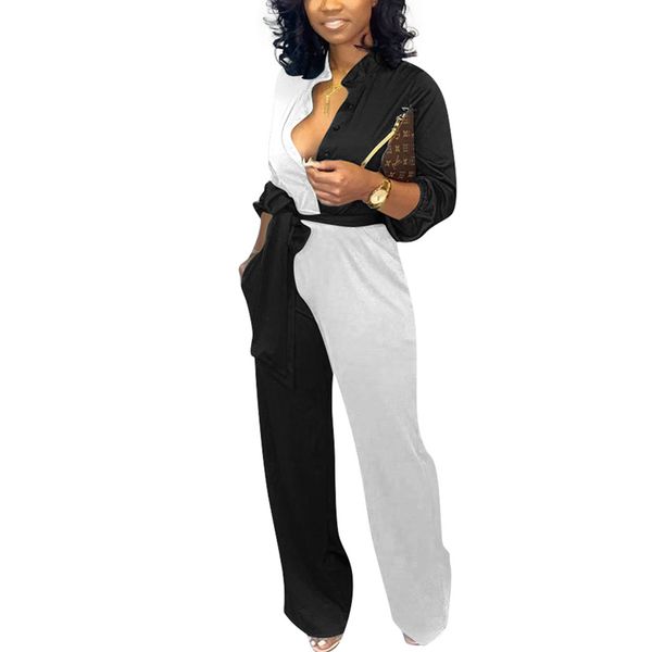 thick black white colorblock jumpsuits long sleeve patchwork outfits women winter autumn office elegant rompers plus size
thick black white colorblock jumpsuits long sleeve patchwork outfits women winter autumn office elegant rompers plus size