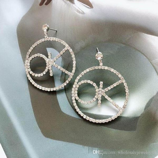 wholesale eur fashion large circle letters ok dangle drop earrings shiny crystal rhinestone earring 925 silver needle earring women jewelry
wholesale eur fashion large circle letters ok dangle drop earrings shiny crystal rhinestone earring 925 silver needle earring women jewelry