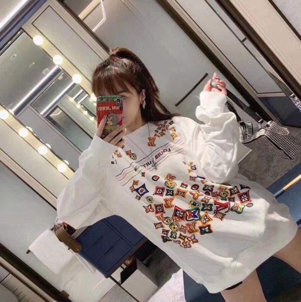 2020 women's hoodie trend printed hoodie loose round neck pullover luxury men and women long sleeve wholesale, Black
2020 women's hoodie trend printed hoodie loose round neck pullover luxury men and women long sleeve wholesale, Black