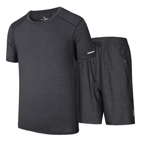 men's tracksuits mens arrival sets casual gyms fitness suit male sports o neck t-shirts and shorts plus size, Gray
men's tracksuits mens arrival sets casual gyms fitness suit male sports o neck t-shirts and shorts plus size, Gray