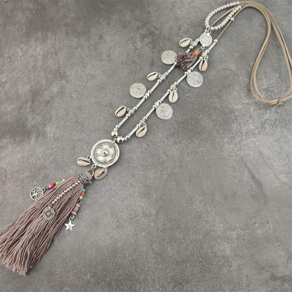 antique silver metal abstract boho large round shell medallion jewelry pendant necklaces on long link chain lagenlook
antique silver metal abstract boho large round shell medallion jewelry pendant necklaces on long link chain lagenlook