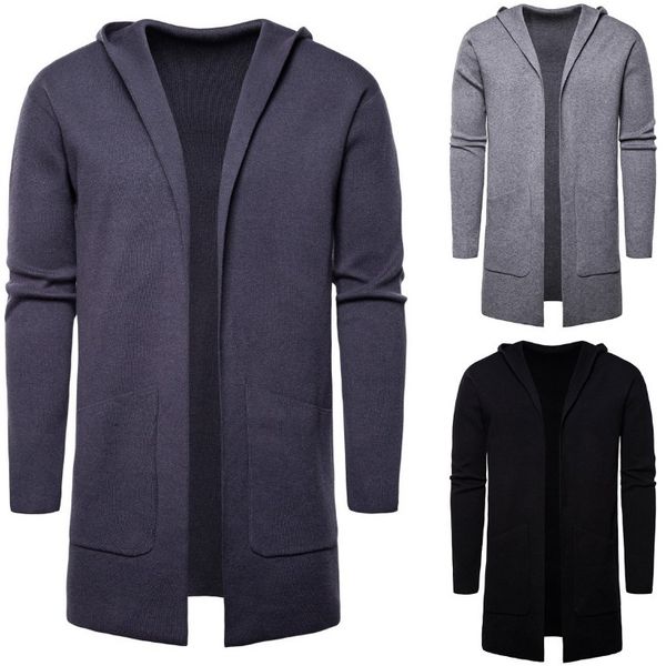 winter sweater men fashion solid color cardigan man long sleeve pull homme warm knitwear men autumn long sweaters, White;black
winter sweater men fashion solid color cardigan man long sleeve pull homme warm knitwear men autumn long sweaters, White;black