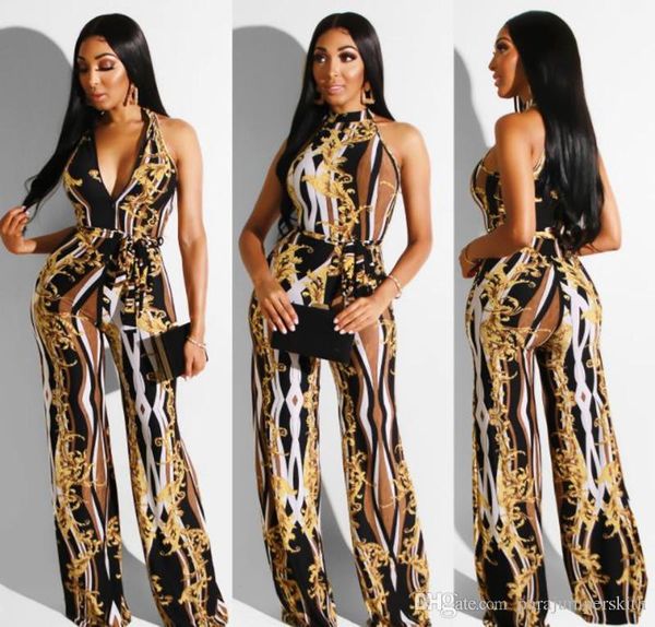 fashion women designer jumpsuits summer style temperament front and back print jumpsuits womens rompers, Black;white
fashion women designer jumpsuits summer style temperament front and back print jumpsuits womens rompers, Black;white