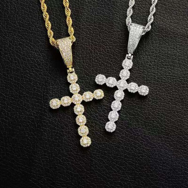 iced out cross pendant necklaces for mens women hip hop luxury designer bling diamond christian pendants 18k gold plated chain necklace gift, Silver
iced out cross pendant necklaces for mens women hip hop luxury designer bling diamond christian pendants 18k gold plated chain necklace gift, Silver