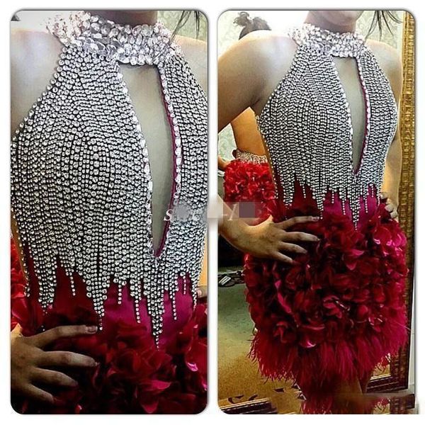 new high neck коктейль платье sparkly crystals колена горячего вечер продажи повод платье с перьями 3d цветы ручной работы, Black
new high neck коктейль платье sparkly crystals колена горячего вечер продажи повод платье с перьями 3d цветы ручной работы, Black