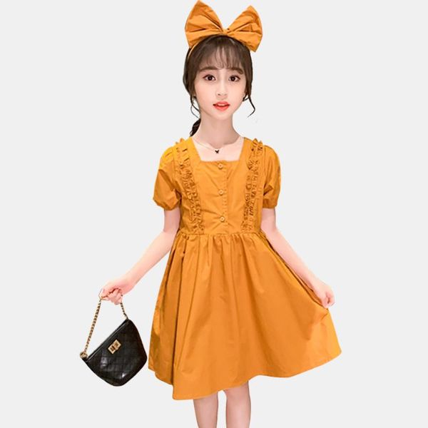 kids dresses for girls ruffles girls summer dresses solid color kids dress criss cross children's costumes for 8 10 12 14, Red;yellow
kids dresses for girls ruffles girls summer dresses solid color kids dress criss cross children's costumes for 8 10 12 14, Red;yellow