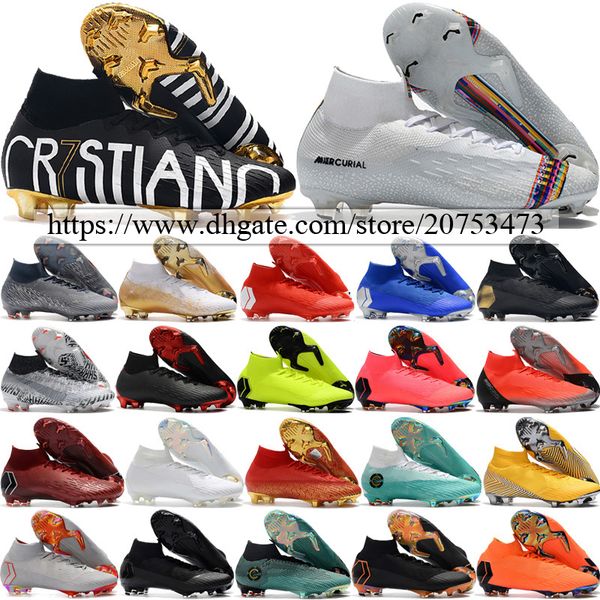 2019 Мужские дизайнерские футбольные бутсы CR7 Mercurial Superfly VI FG ACC Neymar JR Футбольные бутс
2019 Мужские дизайнерские футбольные бутсы CR7 Mercurial Superfly VI FG ACC Neymar JR Футбольные бутс