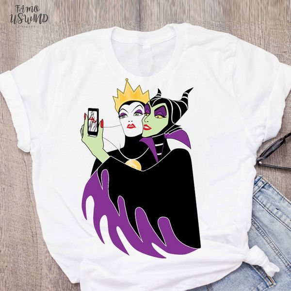 women cartoon maleficent vogue evil queen villain summer crown lady womens clothing t shirt tees female t shirt, White
women cartoon maleficent vogue evil queen villain summer crown lady womens clothing t shirt tees female t shirt, White