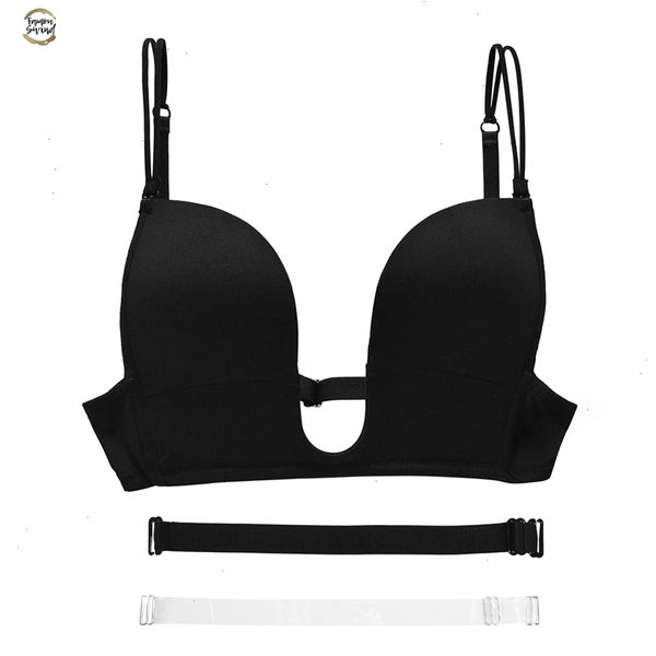 up push bras deep u plunge plus size big cup women's bra ladies everyday intimates wire a b c d e, Red;black
up push bras deep u plunge plus size big cup women's bra ladies everyday intimates wire a b c d e, Red;black