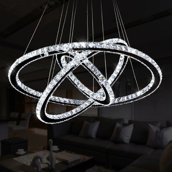 modern k9 crystal rings chandeliers lights led ceiling fixture living dining room lamp restaurant design hanglamp lustre cristal
modern k9 crystal rings chandeliers lights led ceiling fixture living dining room lamp restaurant design hanglamp lustre cristal