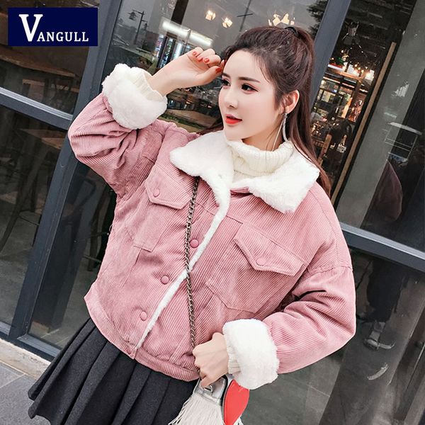 vangull soft fur lined coat winter lambswool jackets women corduroy thick jacket coat 2019 new ladies outwear casual warm parka, Black;brown
vangull soft fur lined coat winter lambswool jackets women corduroy thick jacket coat 2019 new ladies outwear casual warm parka, Black;brown