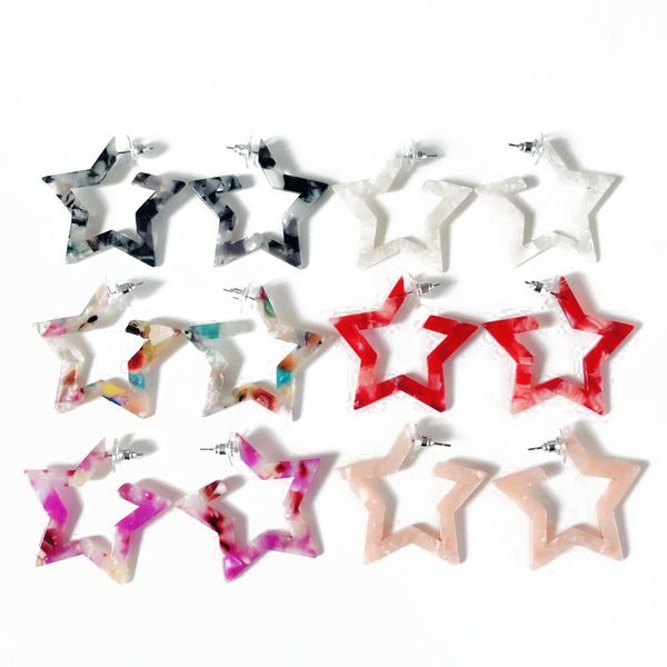 zwpon 2018 new silver acetate star hoop earrings for women trendy silver hoop large earrings jewelry wholesale, Golden;silver
zwpon 2018 new silver acetate star hoop earrings for women trendy silver hoop large earrings jewelry wholesale, Golden;silver