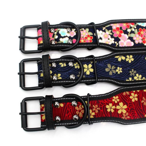 reflective nylon dog collar fashion printed adjustable pet collars for medium large dogs pitbull pet dog supplies s m l
reflective nylon dog collar fashion printed adjustable pet collars for medium large dogs pitbull pet dog supplies s m l