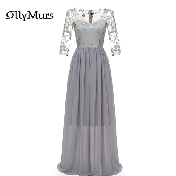 party dresses gray prom dress 2021 lr879 long elegant embroidery o-neck women gowns summer chiffon a line gown, White;black
party dresses gray prom dress 2021 lr879 long elegant embroidery o-neck women gowns summer chiffon a line gown, White;black