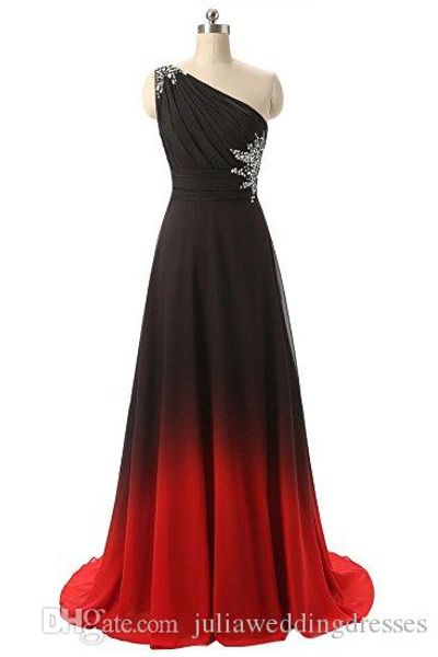 one shoulder gradient chiffon prom dresses with pleated chest sleeveless evening gowns beaded floor-length evening formal long party gown, Black
one shoulder gradient chiffon prom dresses with pleated chest sleeveless evening gowns beaded floor-length evening formal long party gown, Black