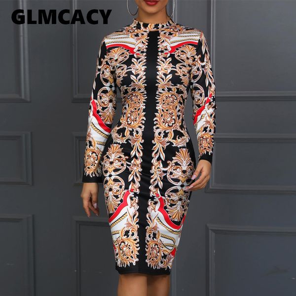 Women Long Sleeve Turtleneck Elegant Party Dress Sexy Vintage Court Ethnic Printed Bodycon Dress Classy Lady Midi Vestidos
Women Long Sleeve Turtleneck Elegant Party Dress Sexy Vintage Court Ethnic Printed Bodycon Dress Classy Lady Midi Vestidos