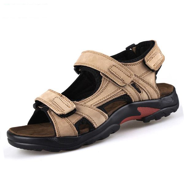casual men genuine leather soft sandals comfortable beach shoes high-quality men roman summer men sandals large size 48, Black
casual men genuine leather soft sandals comfortable beach shoes high-quality men roman summer men sandals large size 48, Black
