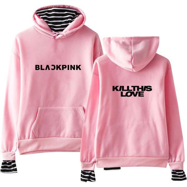 kpop blackpink killthislove fake two piece hoodies women fashion kpop hooded sweatshirts 2019 new harajuku streetwear clothes, Black
kpop blackpink killthislove fake two piece hoodies women fashion kpop hooded sweatshirts 2019 new harajuku streetwear clothes, Black
