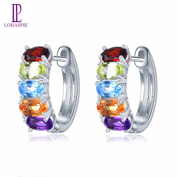 1.65ct multi gemstone hoop huggie earrings natural amethyst peridot citrine garnet 925 silver fine jewelry for women's gift wedding new, Golden;silver
1.65ct multi gemstone hoop huggie earrings natural amethyst peridot citrine garnet 925 silver fine jewelry for women's gift wedding new, Golden;silver