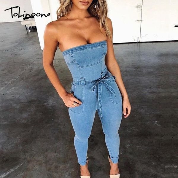tobinoone zipper denim jumpsuit long women romper bodycon summer jeans overalls casual fashion off shoulder party club wear, Black;white
tobinoone zipper denim jumpsuit long women romper bodycon summer jeans overalls casual fashion off shoulder party club wear, Black;white
